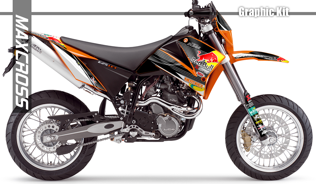KTM 620 625 640 SMC LC4 2004-2006' REDBULL STYLE